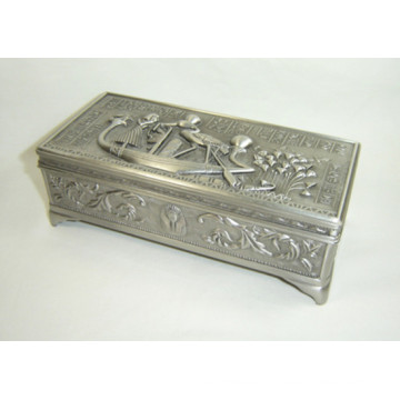 18.9X8.9X6.4cm China Manufacturer Jewelry Set Box, Metal Jewelry Box